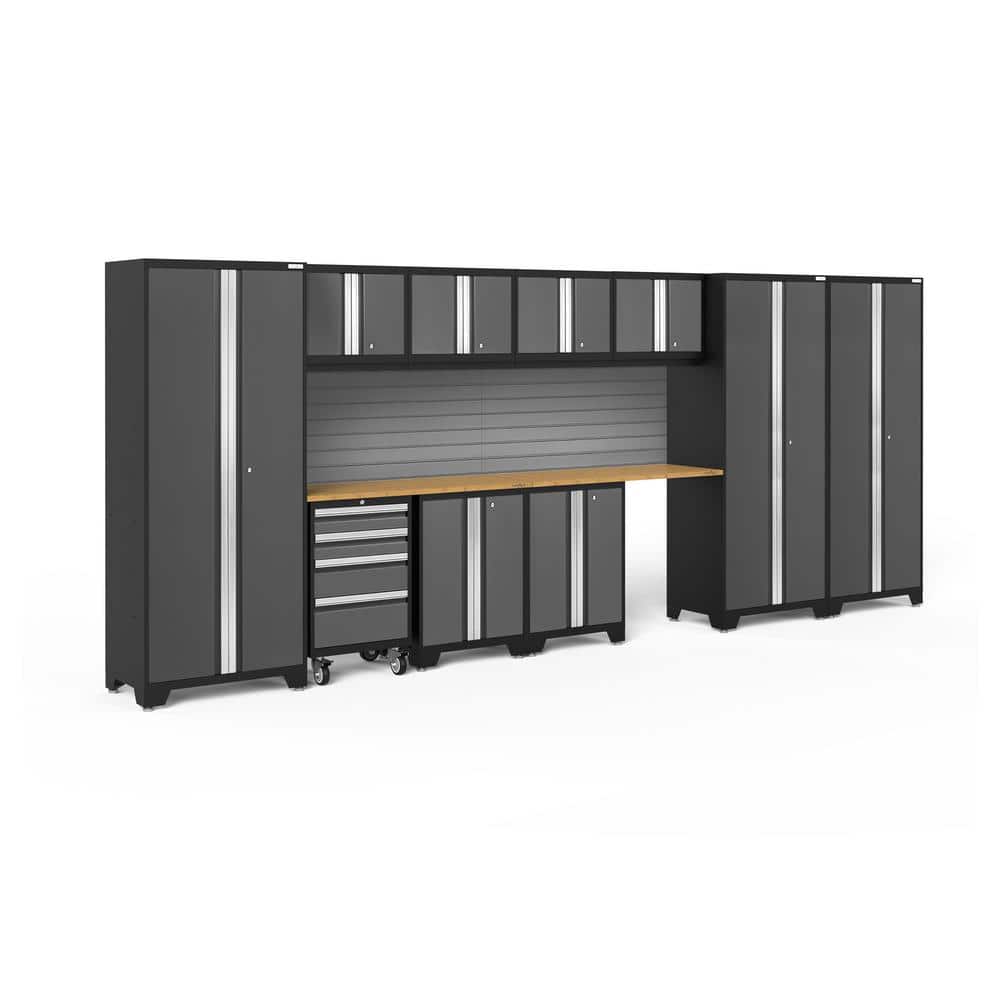 Bold Series 12-Piece 24-Gauge Steel Garage Storage System in Charcoal Gray (186 in. W x 77 in. H x 18 in. D) price history on PriceWatchPro
