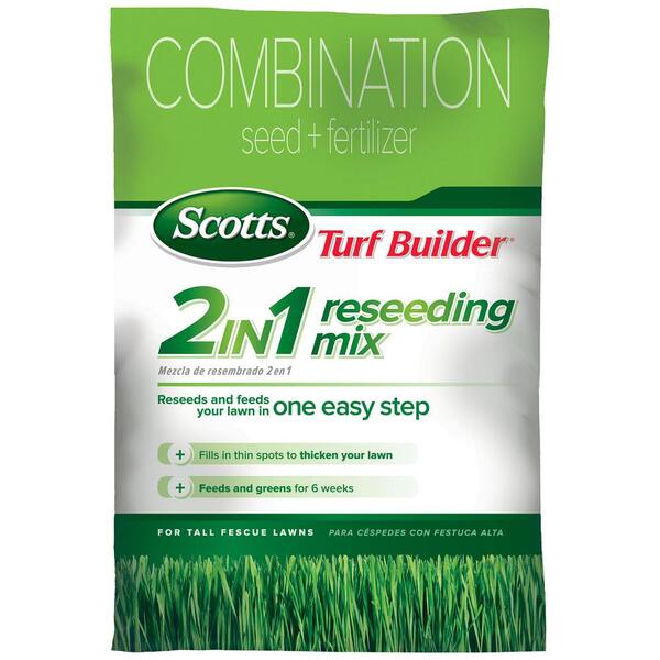 Scotts 20 Lb. Turf Builder 2-in-1 Reseeding Tall Fescue Grass Seed Mix