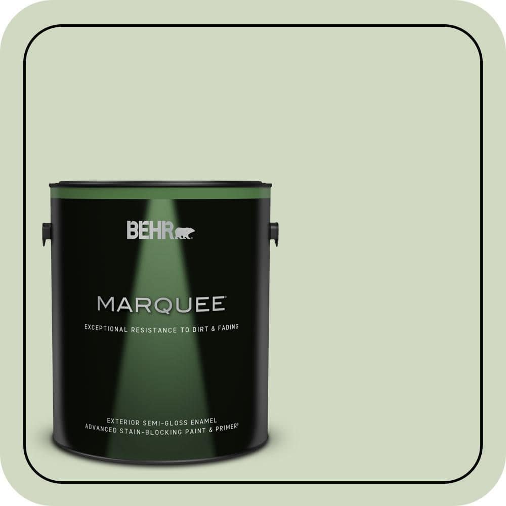 1 gal. #M380-2 Glade Green Semi-Gloss Enamel Exterior Paint & Primer price history on PriceWatchPro