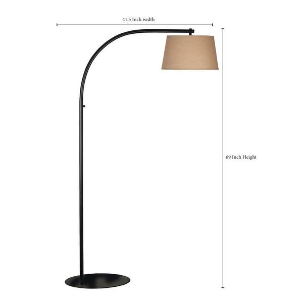 Oil Rubbed Bronze Floor Lamp 20953orb, Home Depot Floor Lamps With Swing Arm