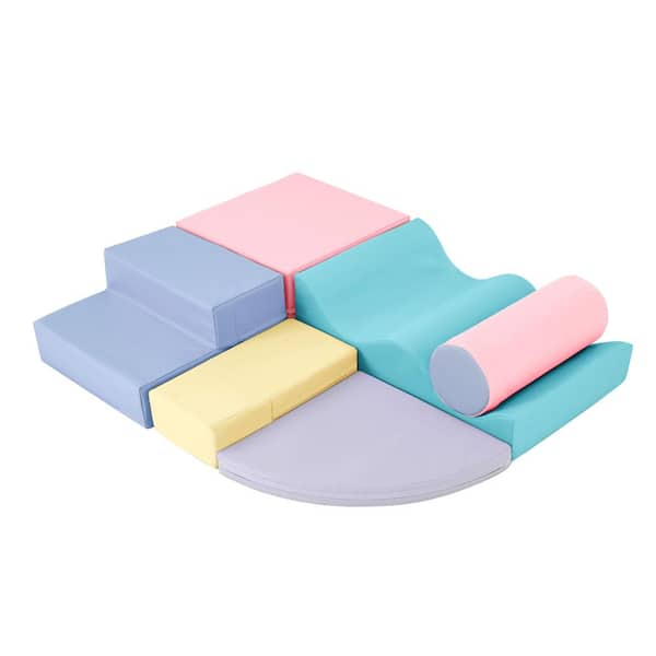 Bon Furni 6-in-1 Multi-Colored Indoor Residertial Soft Foam Playset