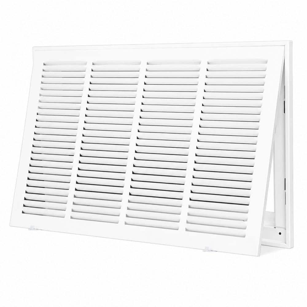"Return Air Filter Grille 24x12, Steel HVAC Vent Cover for 24""W x 12""H Duct Opening, Holds 1"" Thick AC Filter" price history on PriceWatchPro