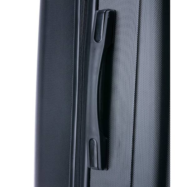 InUSA Pilot lightweight hardside spinner 20 in. carry-on Black
