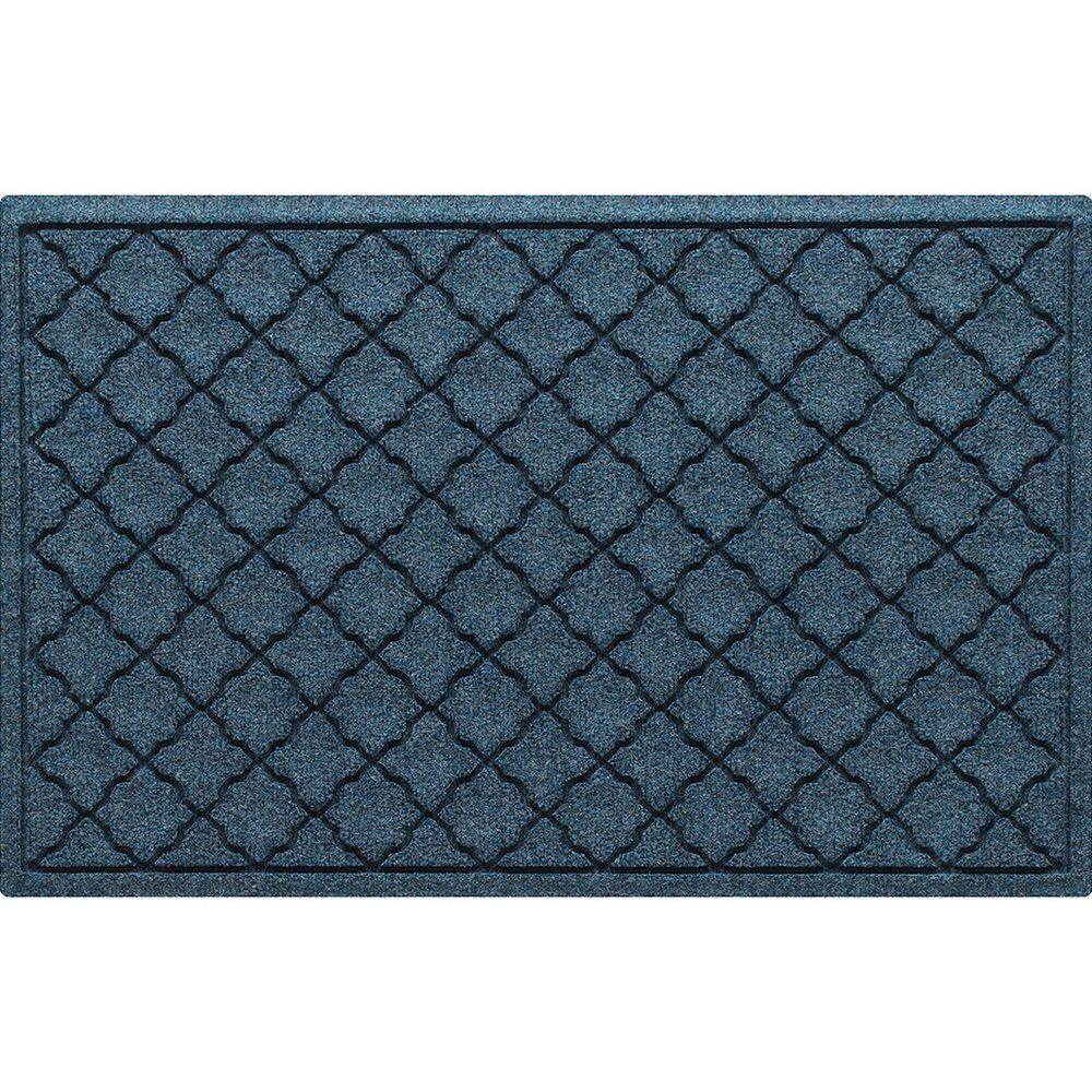 Waterhog Cordova 23 in. x 35 in. PET Polyester Indoor Outdoor Mat Navy price history on PriceWatchPro