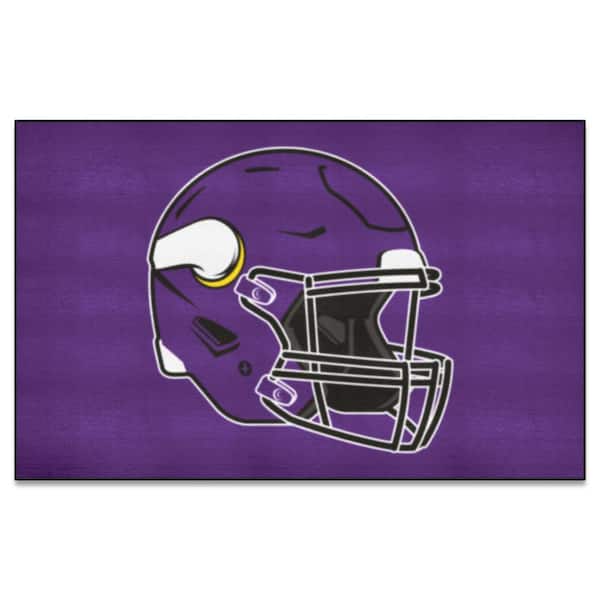 FANMATS NFL - Minnesota Vikings Helmet Rug - 5ft. x 8ft.