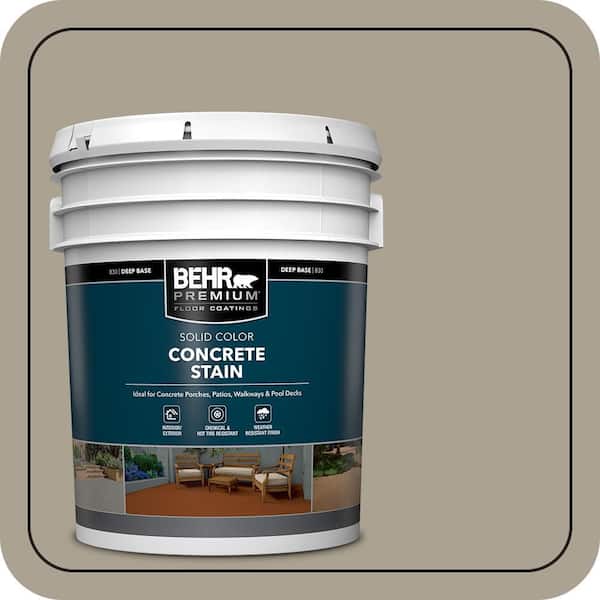 5 gal. #PFC-37 Putty Beige Solid Color Flat Interior/Exterior Concrete Stain