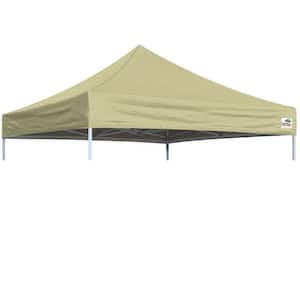 Eur max USA Pop Up 10 ft. x 10 ft. Replacement Canopy Tent Top Cover, Instant Ez Canopy Top Cover ONLY(beige