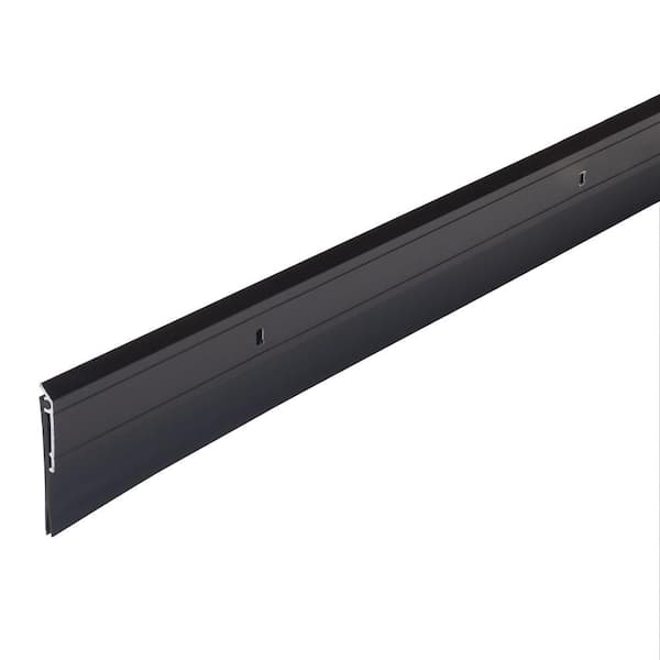 36 in. Bronze Aluminum and Vinyl Heavy-duty Deny Screw-on Door Sweep
