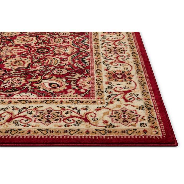 Marquette Traditional Persian Style Feizy Rugs 7ft-10in x 9ft-10in Rust/Aegean Blue Marquette Traditional Persian Style Feizy Rugs 7ft-10in x 9ft-10in Rust/Aegean Blue