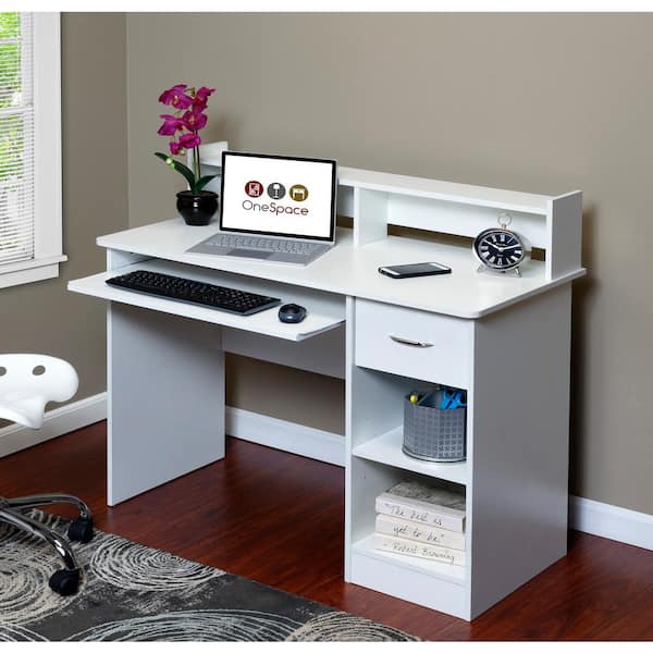 computer desk maple finish