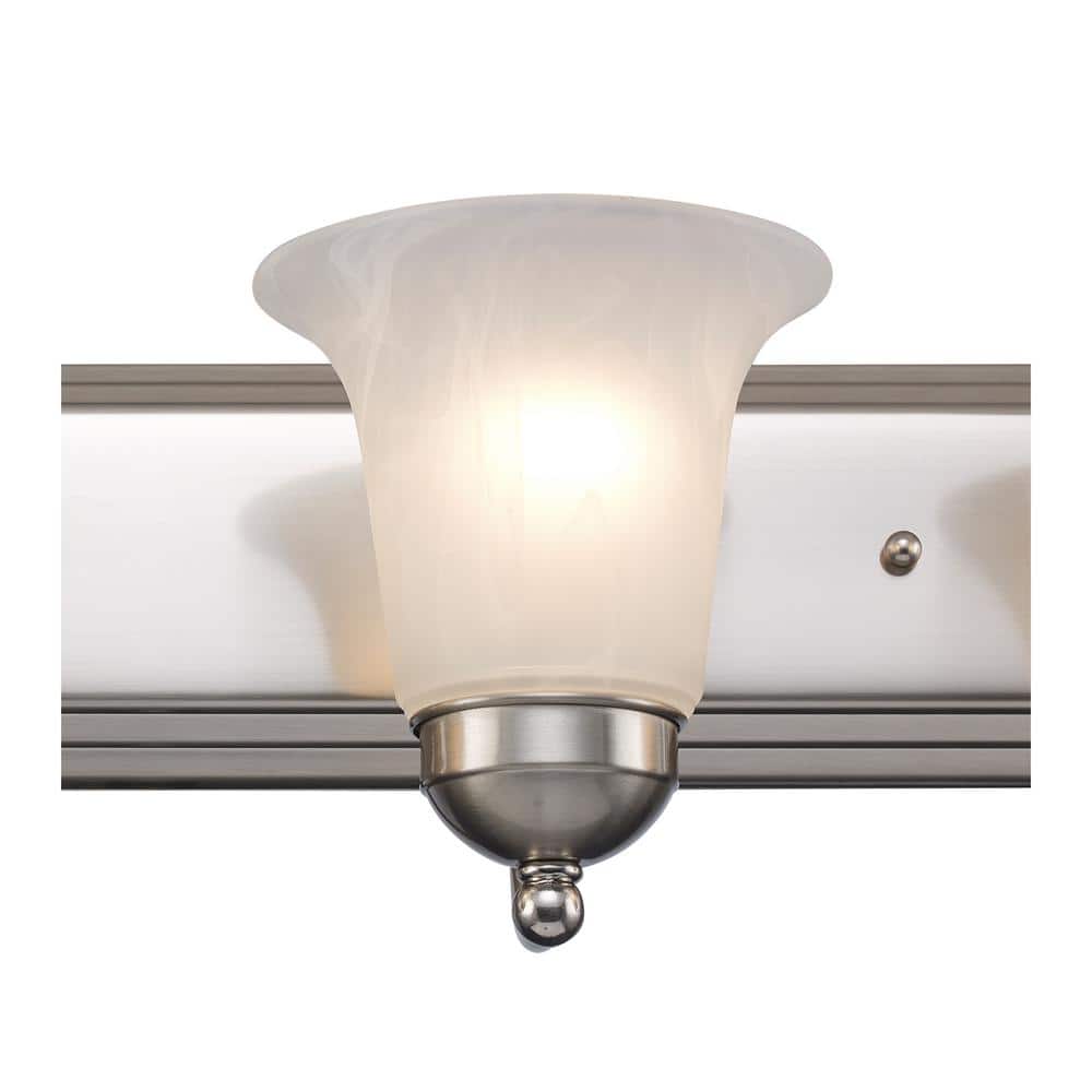 Polished Chrome Bell Shade Bathroom Vanity Light