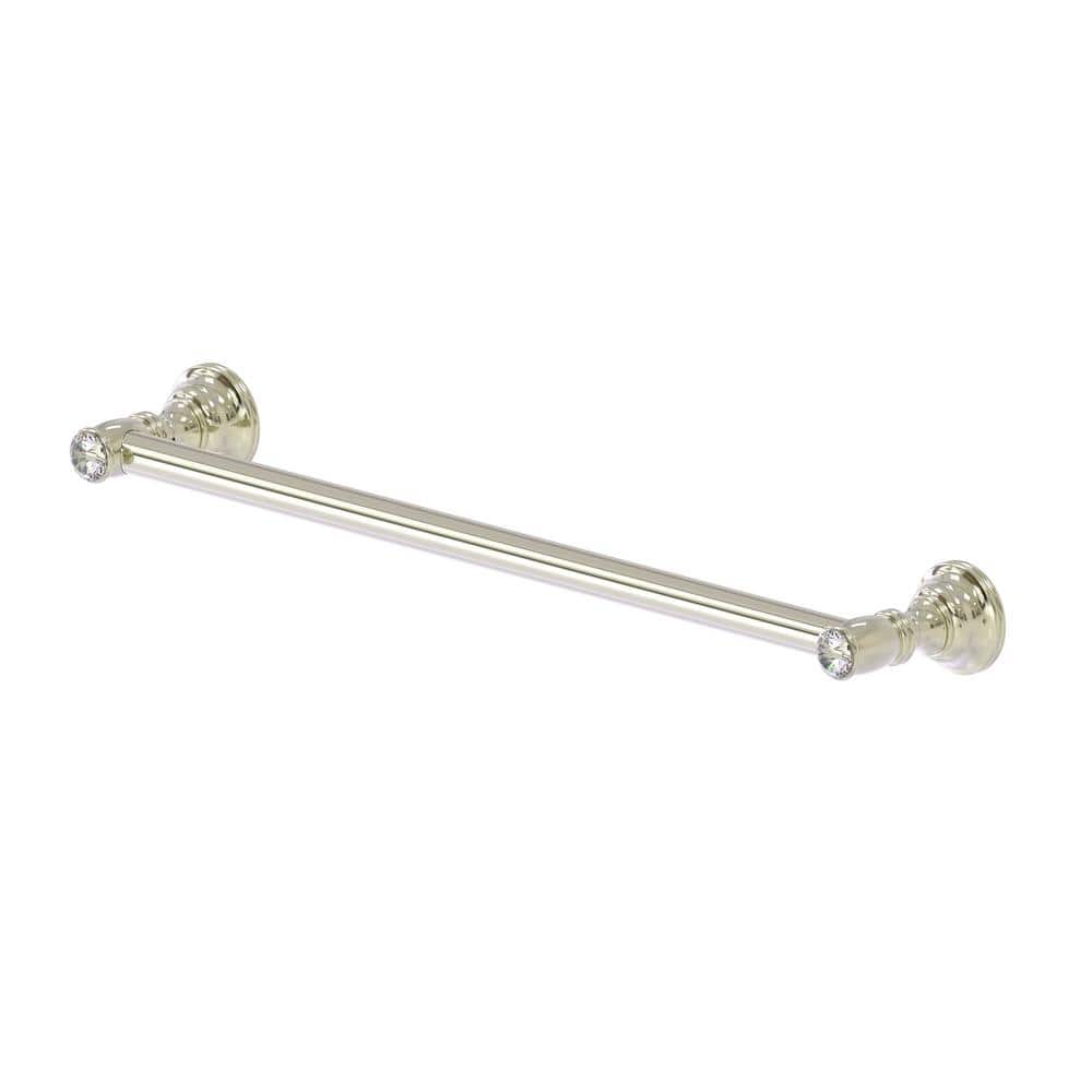Carolina Crystal Collection 30 in. Wall Mounted Towel Bar in Polished Nickel price history on PriceWatchPro