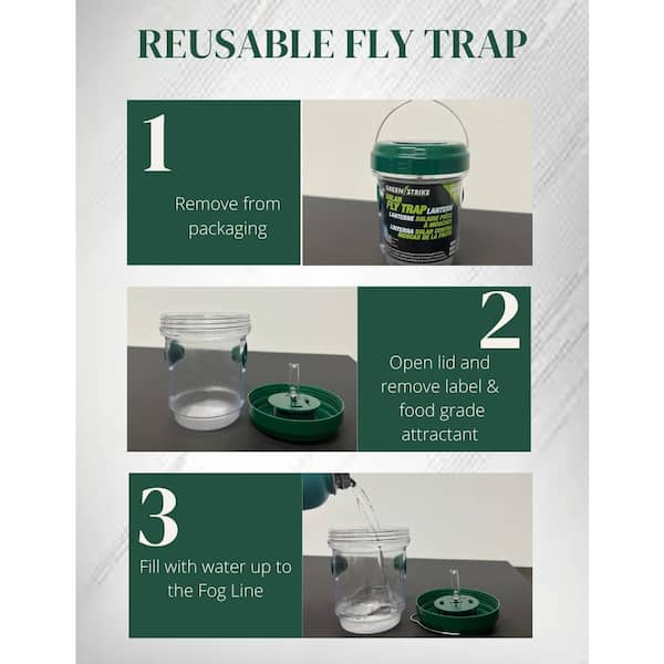 GREENSTRIKE 2-Pack Fruit Fly Liquid Attractant