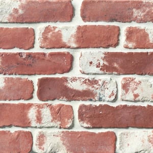 Avondale Rectangle 2 in. x 8 in. Matte Used Red Brick Ceramic Wall Tile (11.07 sq. ft./Case)