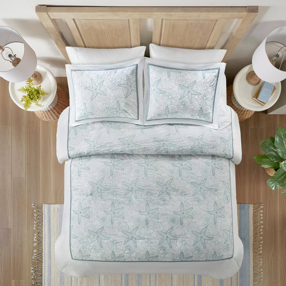 Maya Bay Coastal King Cotton Duvet Cover Set