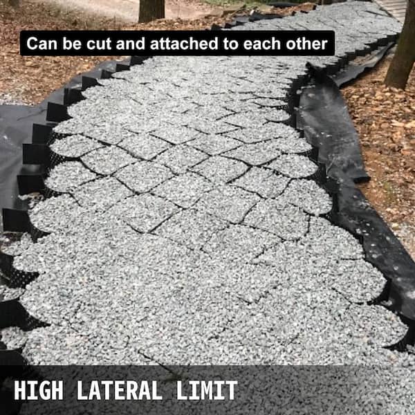 SVOPES Geo Cell Ground Grid 9 ft. x 17 ft. 4 in. Thick HDPE Gravel Stabilization Plastic Grid, 1885 lbs. Paver
