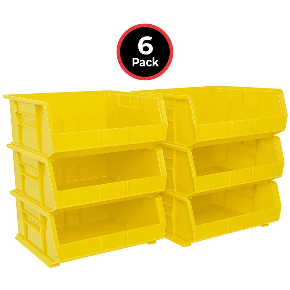 Akro-Mils 30250 Plastic Storage Shelf Bins/ Storage Totes, 15 in