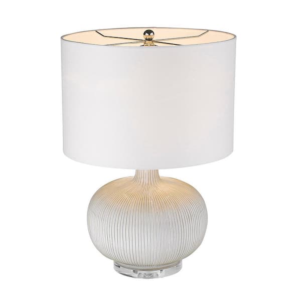 Verstrooien Vooraf Verstelbaar Trend Lighting Trend Home 22 in. Cream Ceramic Table Lamp TT80156 - The Home  Depot