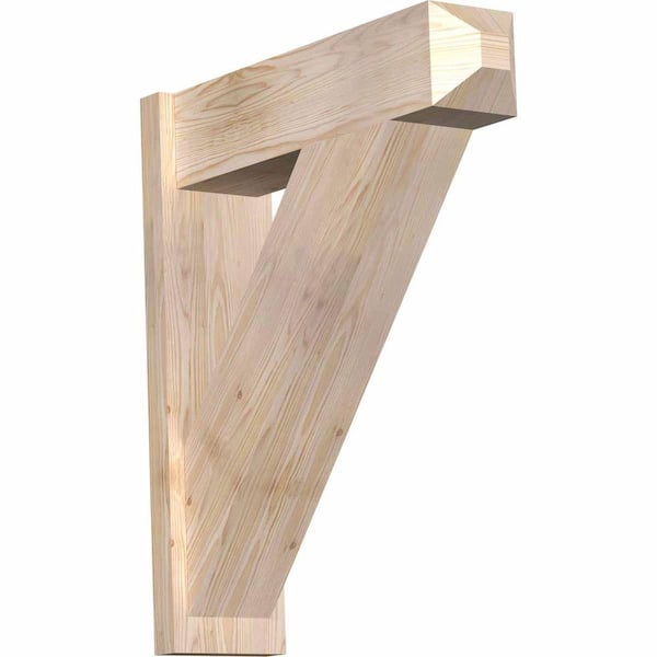 Ekena Millwork 8 in. x 32 in. x 28 in. Traditional Craftsman Smooth Douglas Fir Outlooker