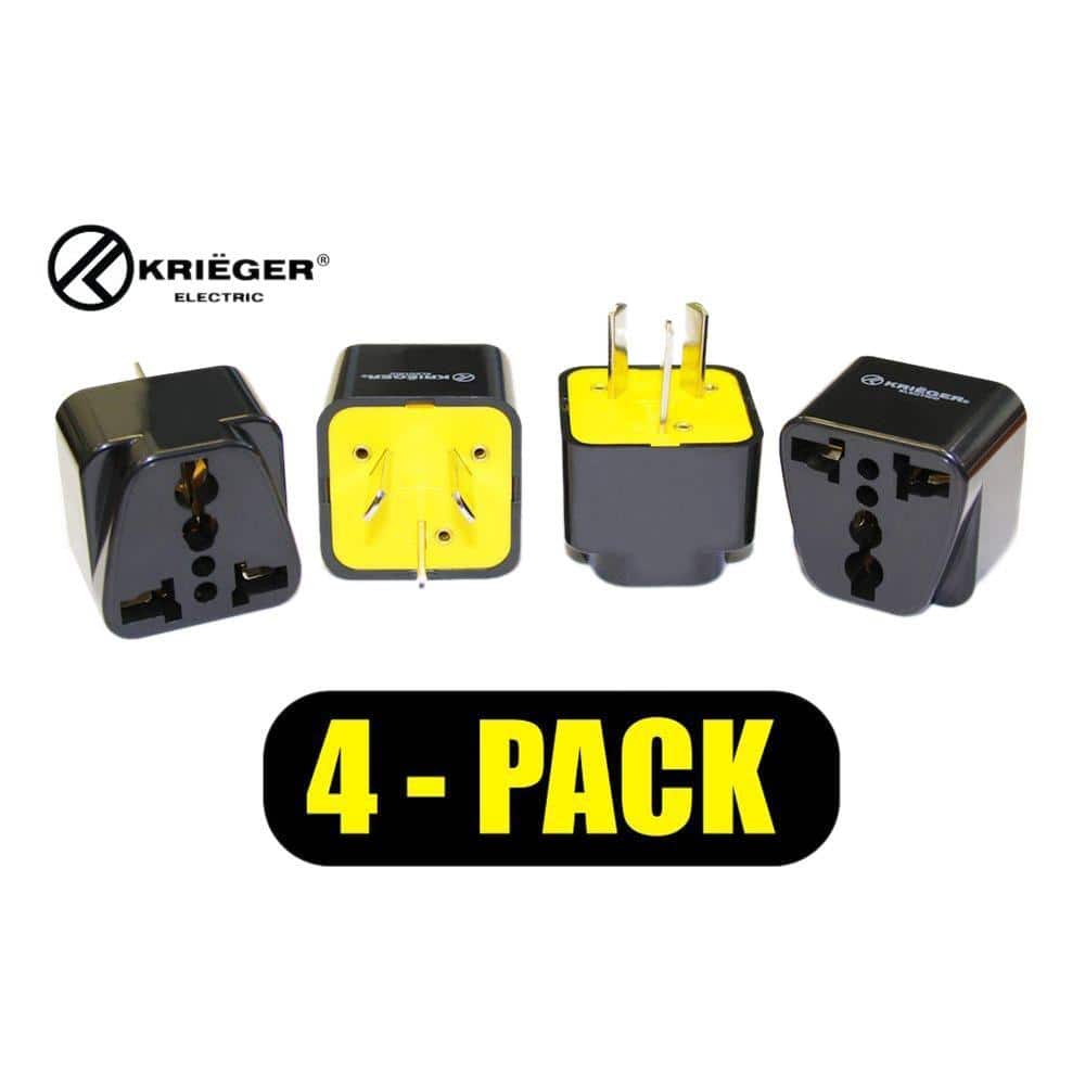 EU US AU China India to UK Travel Adapter Converter to Type G ***Pack of 5*** 