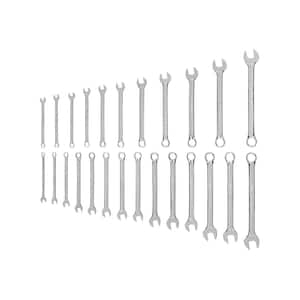 1/4-3/4 in., 6-19 mm Combination Wrench Set (25-Piece)
