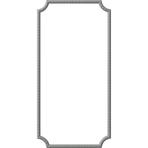 Ekena Millwork 24 in. W x 48 in. H Unfinished Polyurethane Bulwark Rope Panel Moulding Kit (Single Panel)