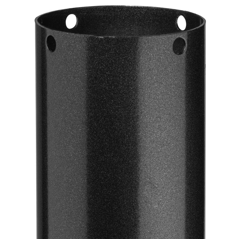 Pacifica Pewter Heavy Gauge Steel In-Ground Mailbox Post