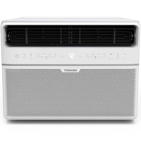 Toshiba 12,000 BTU 115-Volt Smart Wi-Fi Touch Control Window Air Conditioner with Remote and ENERGY STAR in White