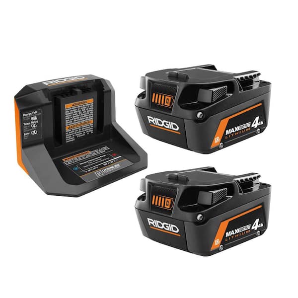 18V MAX Output Starter Kit with (2) 4.0 Ah Batteries and Charger