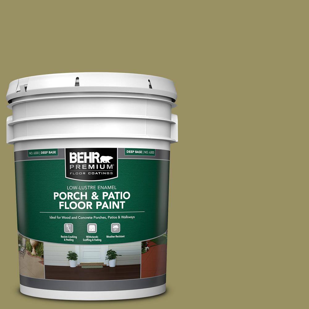 5 gal. #390F-6 Tate Olive Low-Lustre Enamel Interior/Exterior Porch and Patio Floor Paint price history on PriceWatchPro