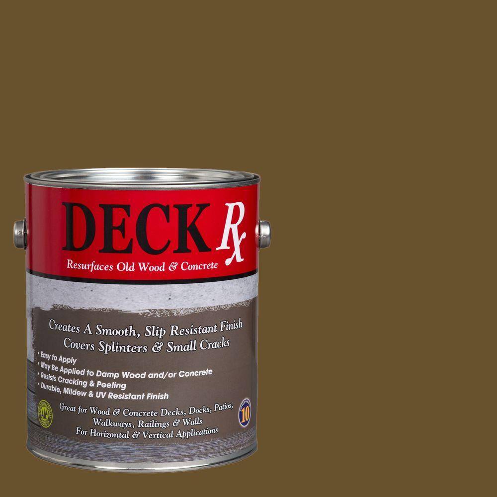 Deck Rx 1 gal. Eucalyptus Wood and Concrete Exterior Resurfacer