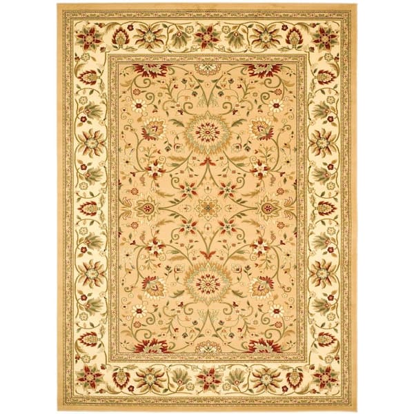 SAFAVIEH Lyndhurst Beige/Ivory 8 ft. x 11 ft. Border Area Rug