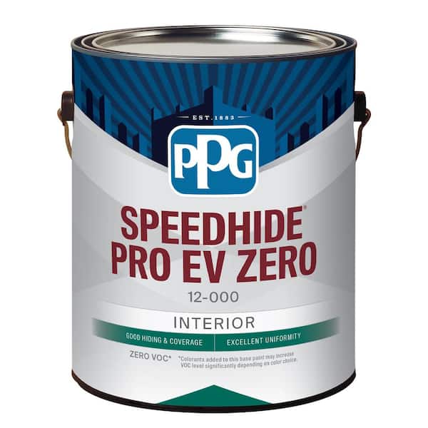PPG SPEEDHIDE Pro EV Zero 1 gal. Base 1 Flat Interior Paint