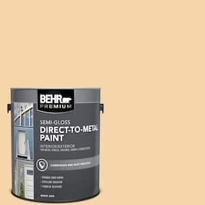 1 gal. #PPU6-08 Pale Honey Semi-Gloss Direct to Metal Interior/Exterior Paint