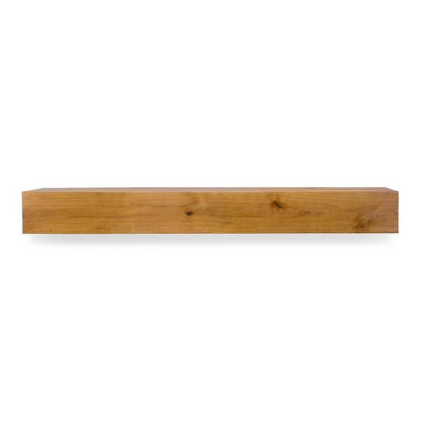 Dogberry Collections Modern Farmhouse 60 in. Aged Oak Mantel m-farm-6005-agok-none  - The Home Depot