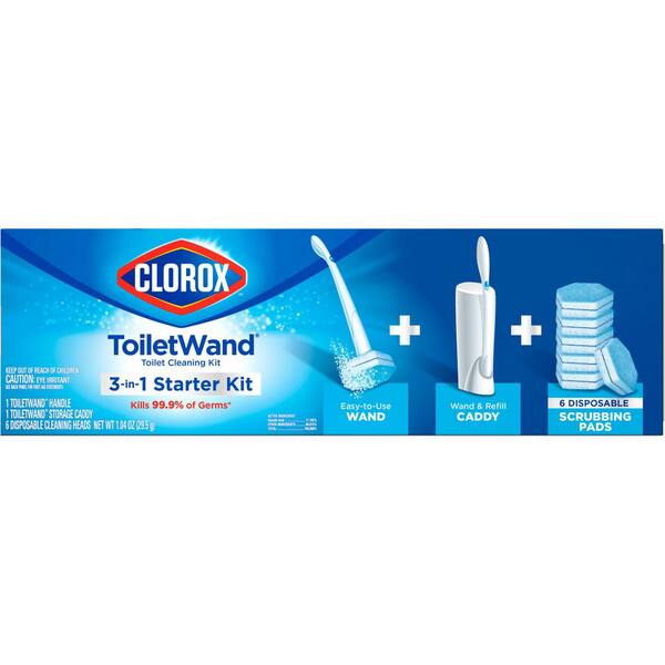 Clorox - ToiletWand Disposable Toilet Bowl Cleaner Kit