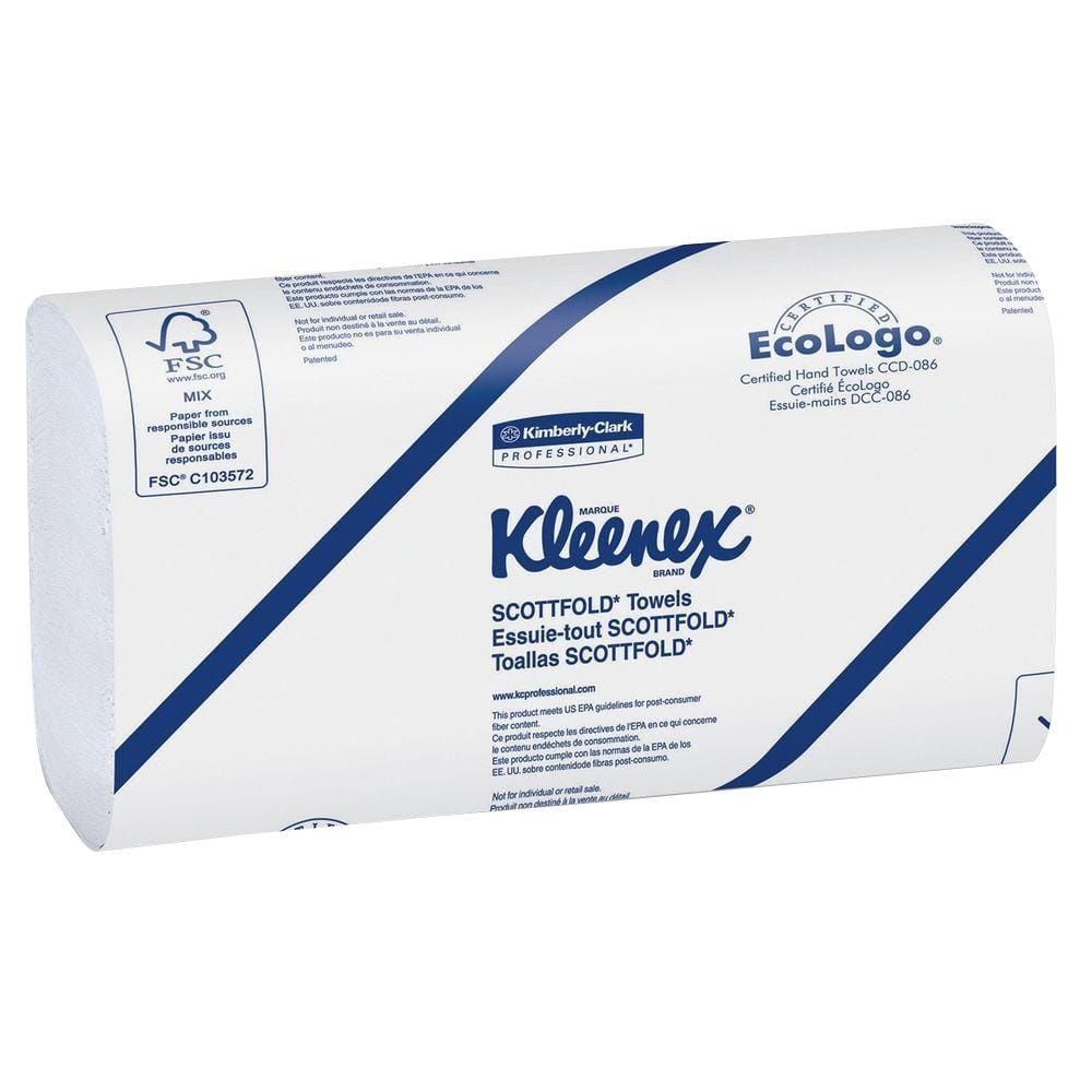 Scott Multi-Fold White Paper Towels 9 2/5 x 9 1/5 (250 Sheets Per Pack, 12  Packs per Carton) KCC03650 - The Home Depot