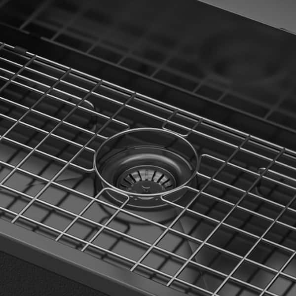 Flynama 24-Inch Stainless Steel Drop-In/Undermount Sink with Faucet & Drain