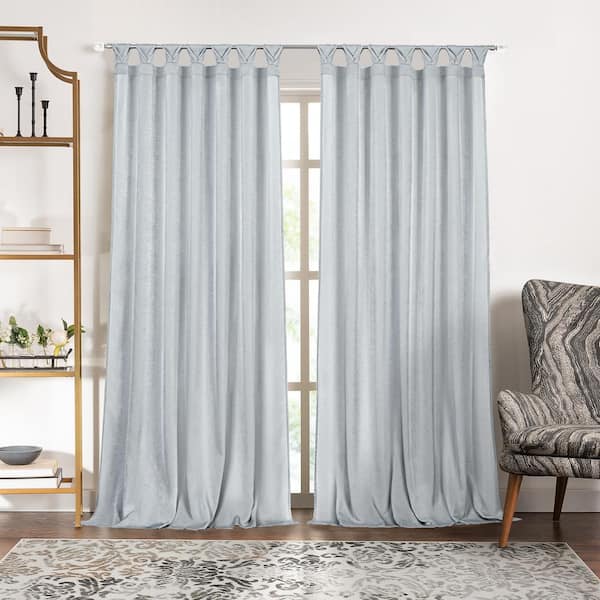 Peri Polyester Light Filtering Window Panel - 52 in. W x 63 in. L in Silver