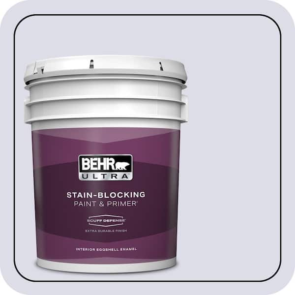 BEHR ULTRA 5 gal. #640C-1 Hosta Flower Extra Durable Eggshell Enamel Interior Paint & Primer