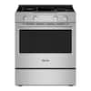 Maytag Maytag 30 in. 5 Burner Elements Slide-In Electric Range in Fingerprint Resistant Stainless Steel with Grill Mode MSES7030SZ 0