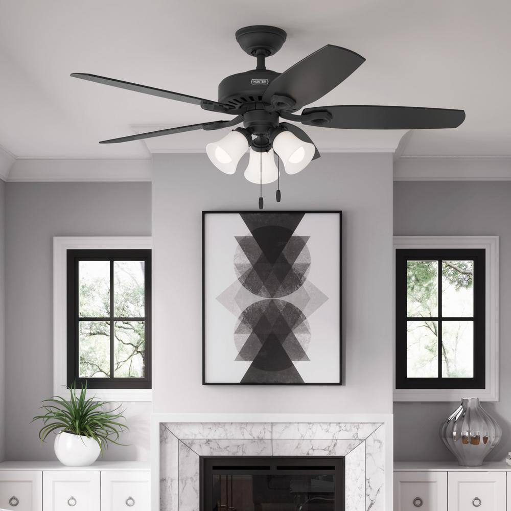Builder 52" 5-Blade Energy Star® Standard Ceiling Fan With Lights And Pull Chain