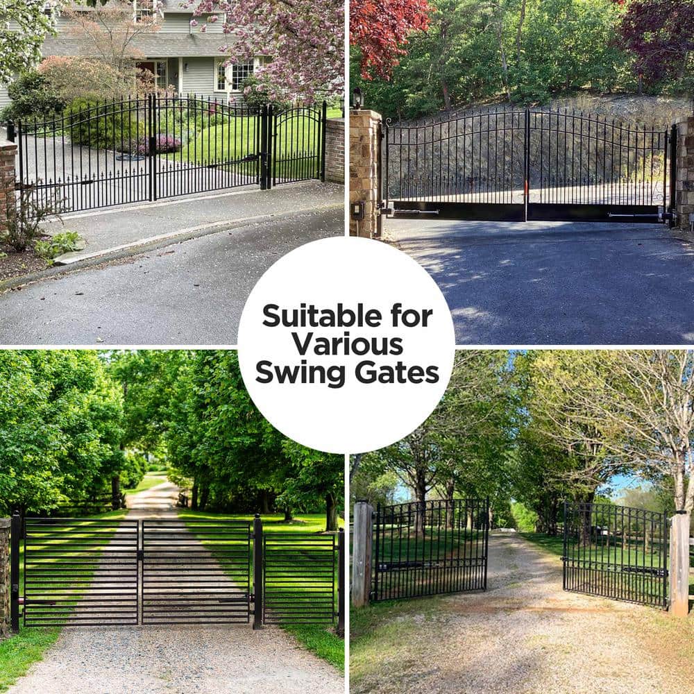 ALEKO Dual Swing Gate Opener Kit with ETL Listed Accessories