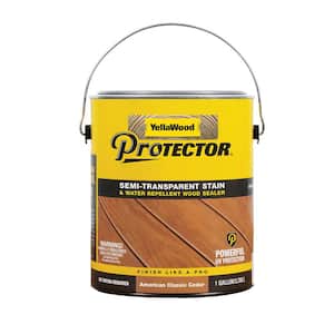 Protector 1 gal. American Classic Cedar Semi-Transparent Deck Stain and Sealer