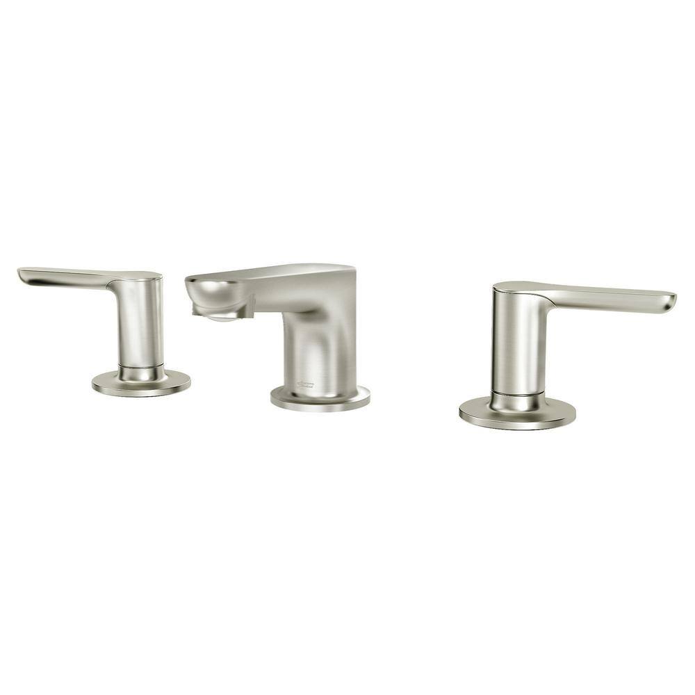 Studio S Brushed Nickel 2-Handle Low-Spout Widespread Bathroom Faucet