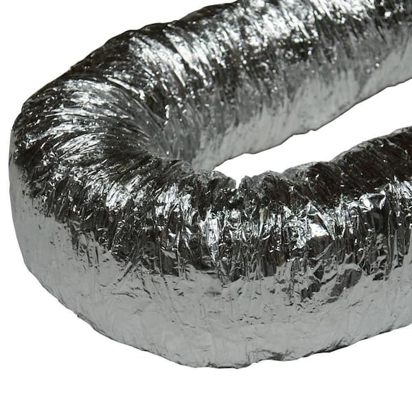 Master Flow X 25 Insulated Flexible Duct R8 Silver Jacket 0353