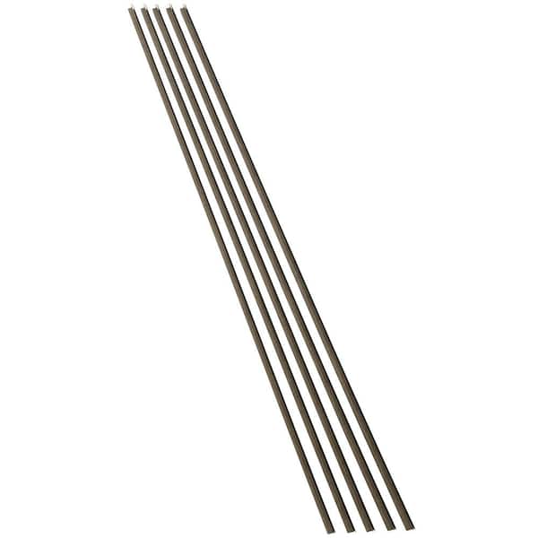 Natural Oak 94 in. Vinyl Backsplash Accessory Inside Corner Trim (5-Pack)