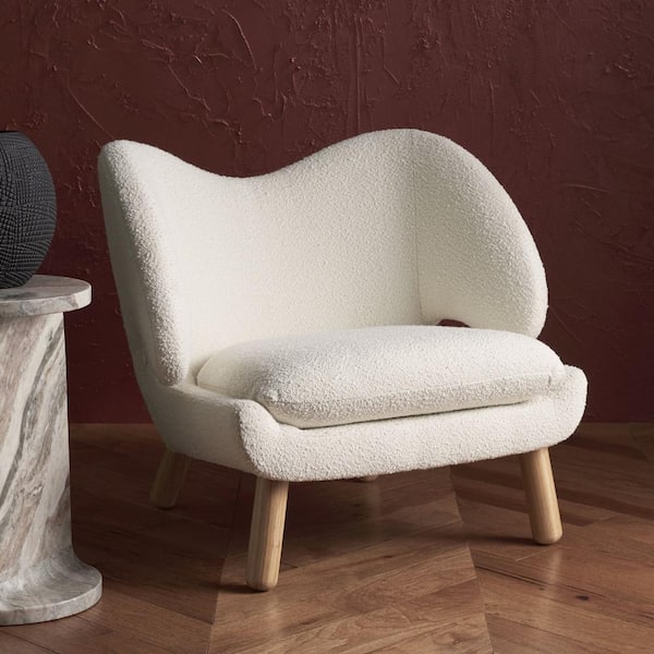 SAFAVIEH Felicia Ivory/Natural Accent Chair