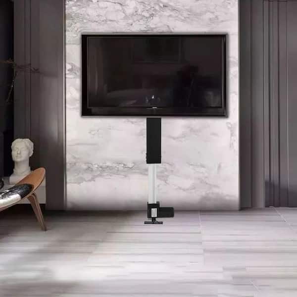 Motorized TV Mount Stand Fit for Max 50 in. Height Adjustable 38-65 in. TV Lift With Remote Control