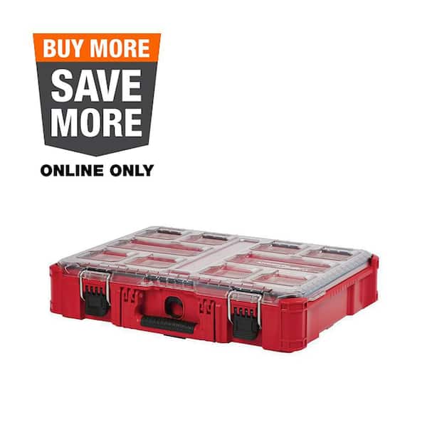 PACKOUT 11-Compartment Impact Resistant Portable Small Parts Organizer